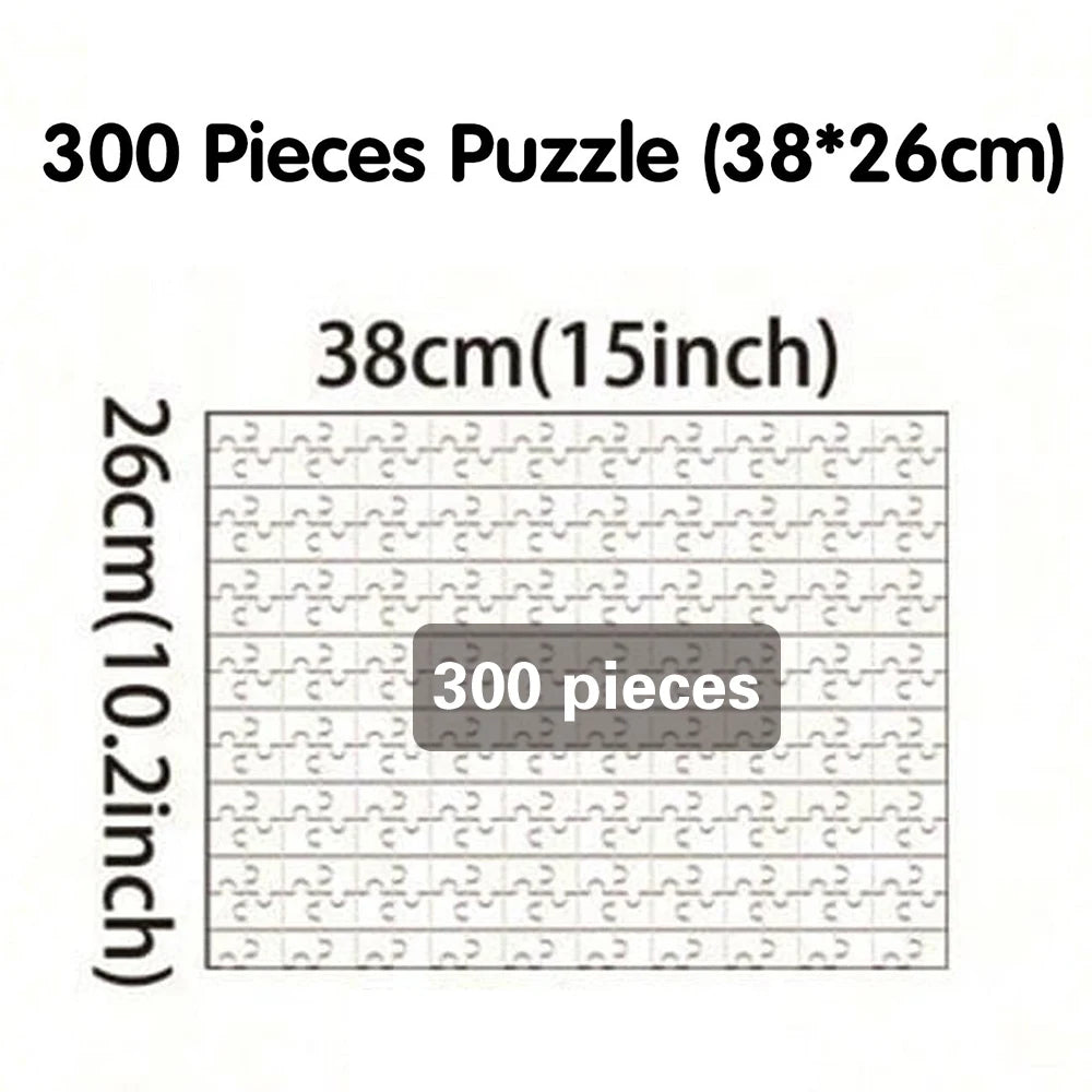 مخطط بازل 300 قطعة بمقاس 38 × 26 سم
