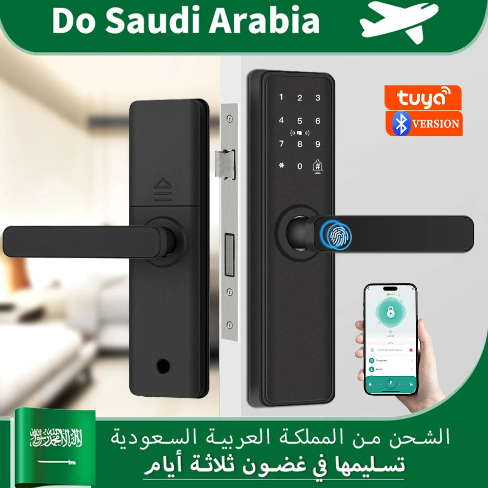 بوابة البيت | قفل Tuya الذكي بالبصمة