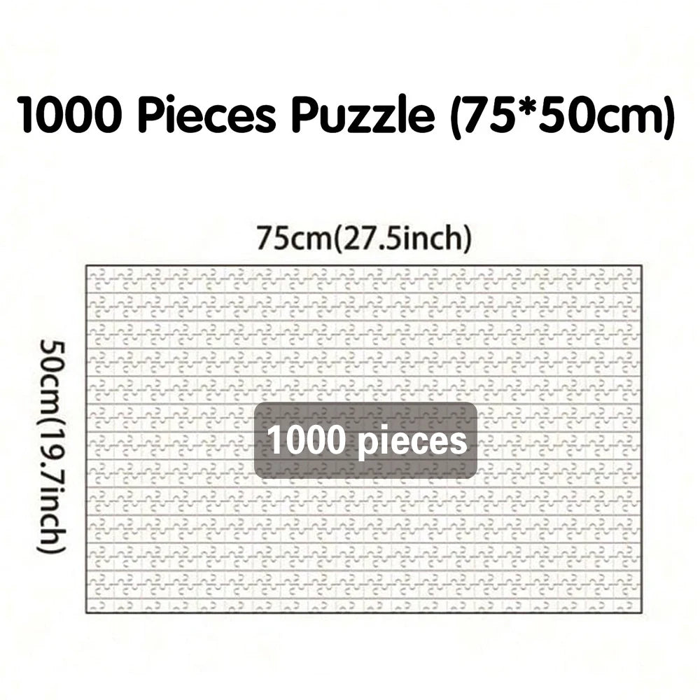 مخطط بازل 1000 قطعة بمقاس 75 × 50 سم